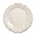 Tarhong Saville Scallop Luster Dinner Plate Heavy Mold, Set of 6 - Oyster PIS1109SSDJS